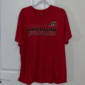 Carolina Hurricanes RED Soft Cotton Blend Tee NHL T shirt 2XL XXL